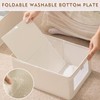 XIKAYA Wardrobe Storage Boxes - Foldable Fabric Storage Cube with