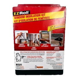 Frost King EZ833 62" x 126" Clear Plastic EZ Roll Window Insulation Kit