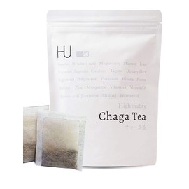 HU Chaga Tea Tea Pack, 2.1 oz (60 g), 0.07 oz (2 g) x 30 Packets, 100% Russian Chaga, Additive-free, Healthy Tea, Caffeinate, Domestic Purified Chaga Tea