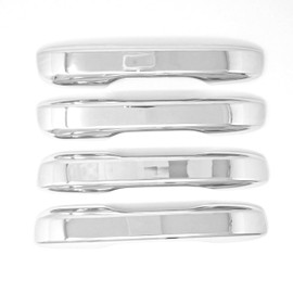 Trim Illusion Snap On Chrome Car Door Handle Cover Trim Accessories Compatible with Honda Civic 2022-2024, Works Over Keyless Sensors, DH336