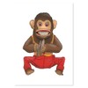 Azeeda A3 'Vintage Creepy Monkey Toy' Wall Poster/Print (PP00239442)