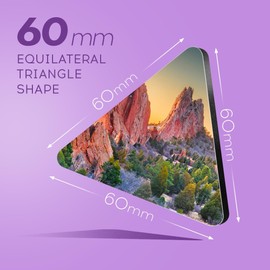 1x Triangle MDF Magnet 6cm - Garden of the Gods Colorado Springs USA - Fridge Locker Office Whiteboard Toolbox #50997
