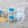 Sterilite 12 Qt Gasket Box, Stackable Storage Bin with Latching