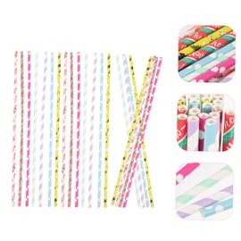 Gatuida 50pcs Cotton Candy Sticks Multi Coloured Paper Holder for DIY Candy Crafts Smooth Surface Lollipop Sticks for Parties Weddings and Dessert Making