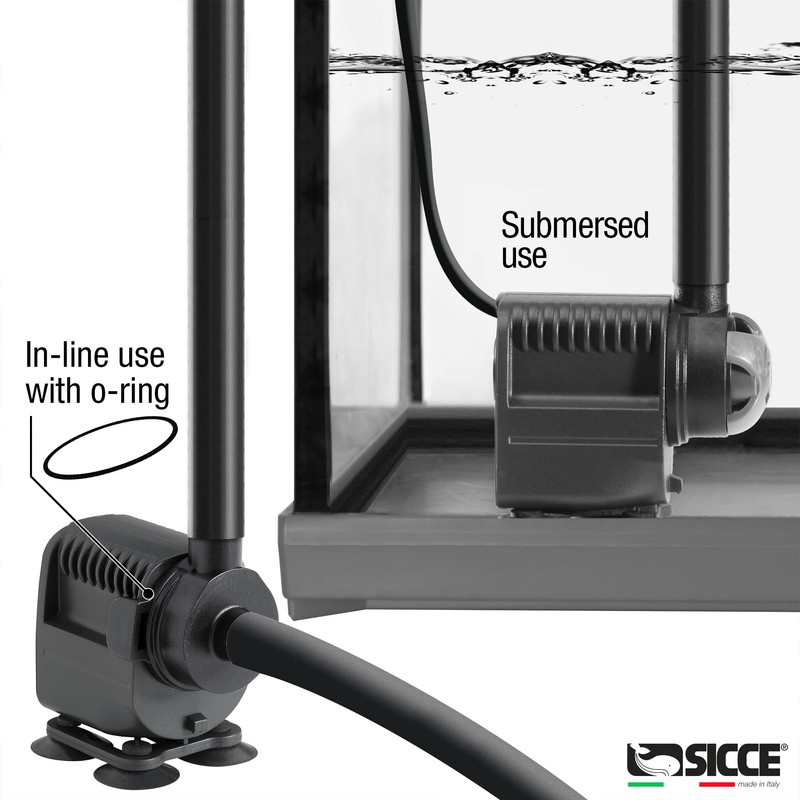 SICCE Syncra Silent NANO Multifunction 110 GPH Submersible Water Pump