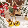 2 adornos colgantes de campana de Navidad para decoración del