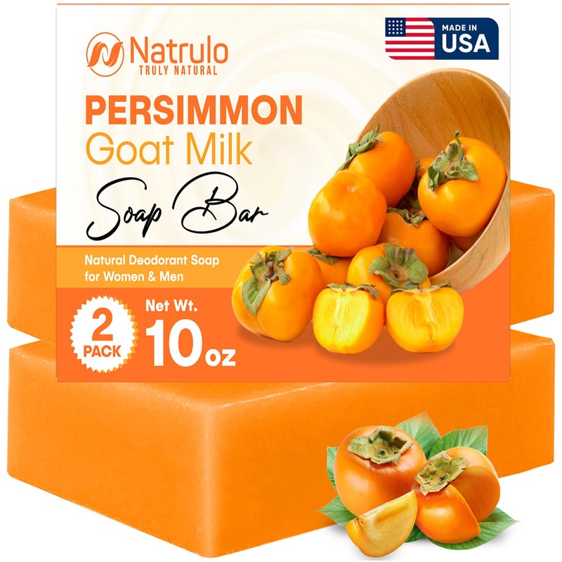 Persimmon Soap Bar for Body Odor Control – Purifying Deodorizing