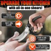 Liberhaus Heavy Duty Poultry Shears – Stainless Steel Meat Scissors