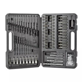 BLACK+DECKER 109 Piece Drill and Screwdriving Set with Storage Case for Home Projects