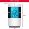 Room Thermometer - Indoor Digital Humidity Meter with Large Clear