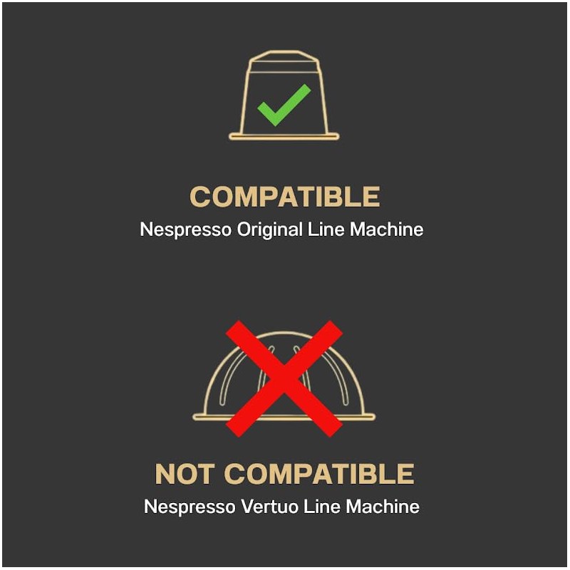 Lungo Variety Pack for Nespresso | 100 Test Winning Aluminum