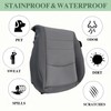 Priprilod Cloth Passenger Side Bottom Replacement Seat Cover Gray(X8) Compatible