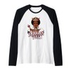 Aquarius AF Vibes Queen Energy Zodiac Regal Afro Crown Raglan