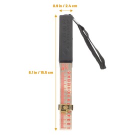 Uonlytech Quilting Tools Plug Gauge Measuring Ruler Vernier Feeler Gauge Wedge Shape Pure Copper for Valves Filling Pure Copper Feeler Gauge (0.2mm)