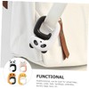 4 Pcs Cartoon Animal Desktop Hooks,Cartoon Foldable Handbag Hanger,Purse Hook