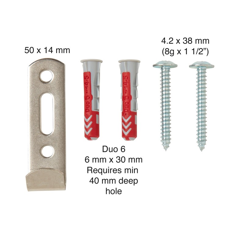 Ikon Picture Hooks J Hook Hangers for All Walls (10)