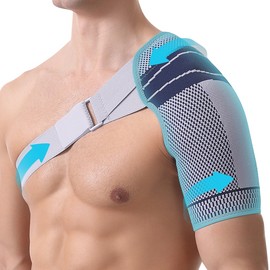 어깨 압박 보호대 한쪽 어깨 밴드 운동 어깨보호대 조절 가능 남여공용 Shoulder Compression Brace One-Sided Shoulder Band Sports Shoulder Protector Adjustable Unisex