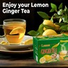 Nirwana Lemon Ginger Tea 10 Sachets – Refreshing Herbal Blend