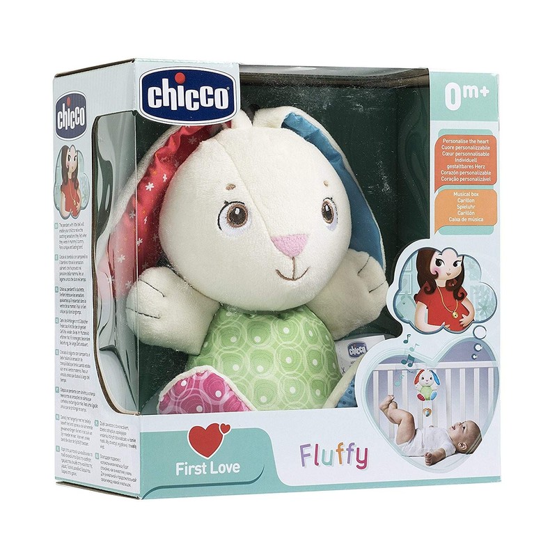 Chicco 00007930000000 Music Box Bunny First Love, Multi-Coloured