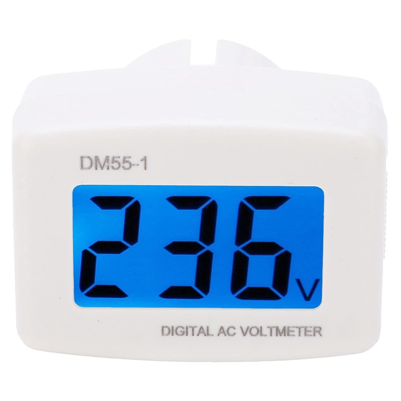Voltage Meter Digital AC Voltage Meter EU Plug Voltmeter AC