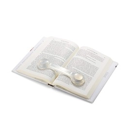 Superior Essentials ブックマーク/重量ページホルダー 本を開いて所定の位置に収納 クリア