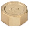 nutmanel Brass Cap 1 Inch Female Thread, Brass Blanking Plug