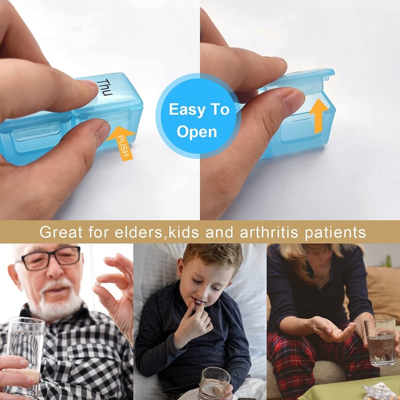 Extra Large Weekly Pill Box Organiser - Pasking XL Pill