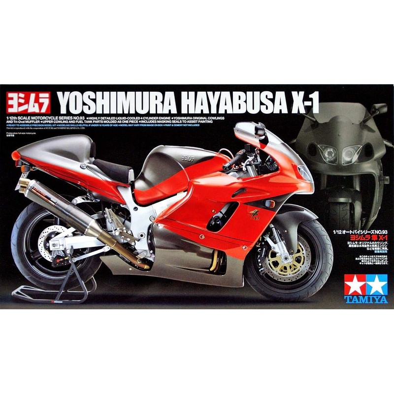 Tamiya 300014093 –1:12 Yoshimura Hayabusa X-1 Street Tuned
