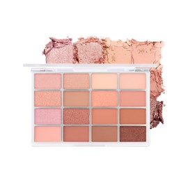 Erinde Eyeshadow, Eyeshadow Palette, 02# Summer Clear Pink Taste, High Color Matte & Pearl, Waterproof, Humanized Korean Cosmetics, 16 Colors High Adhesion Eyeshadow, Lasting Unique Powder Cosmetics
