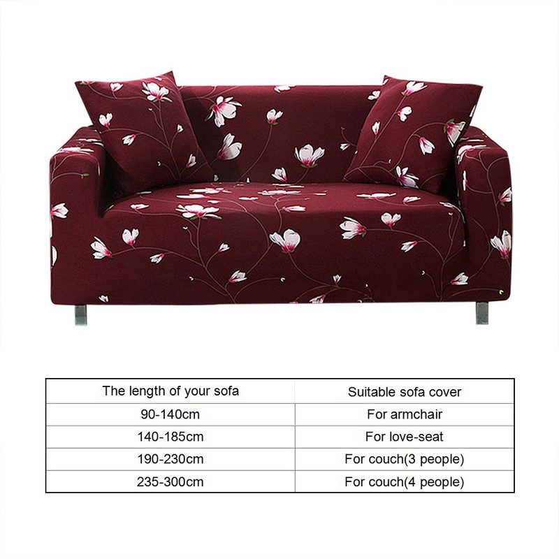 Waterproof Elastic Dustproof Slipcover Sofa Cover Cushion Protector (For Loveseat)