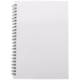 ibasenice Sublimation Notebooks Hardcover - 4PCS Notebooks for Work Spiral Journal Notebook White Notebook Sublimation Blanks Hardcover