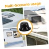 FUNOMOCYA 2 Inches Plastic Rv Roof Vent Hood Cover Camper