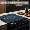Stove Top Cover for Electric Stove,Retro Moon Phase Anti-Slip Heat