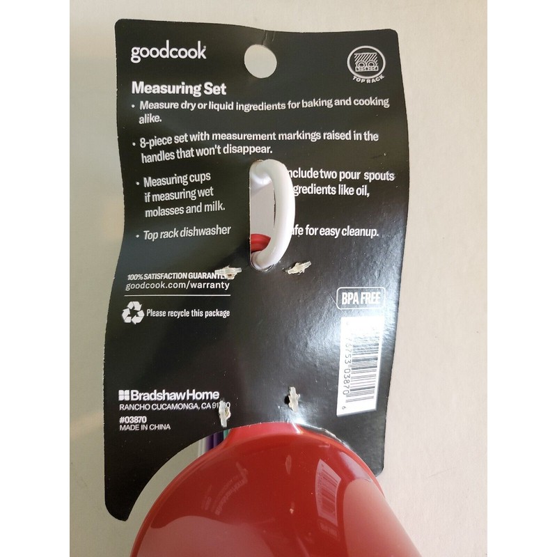 GoodCook 8pc Measuring Cup and Measuring Spoon Set