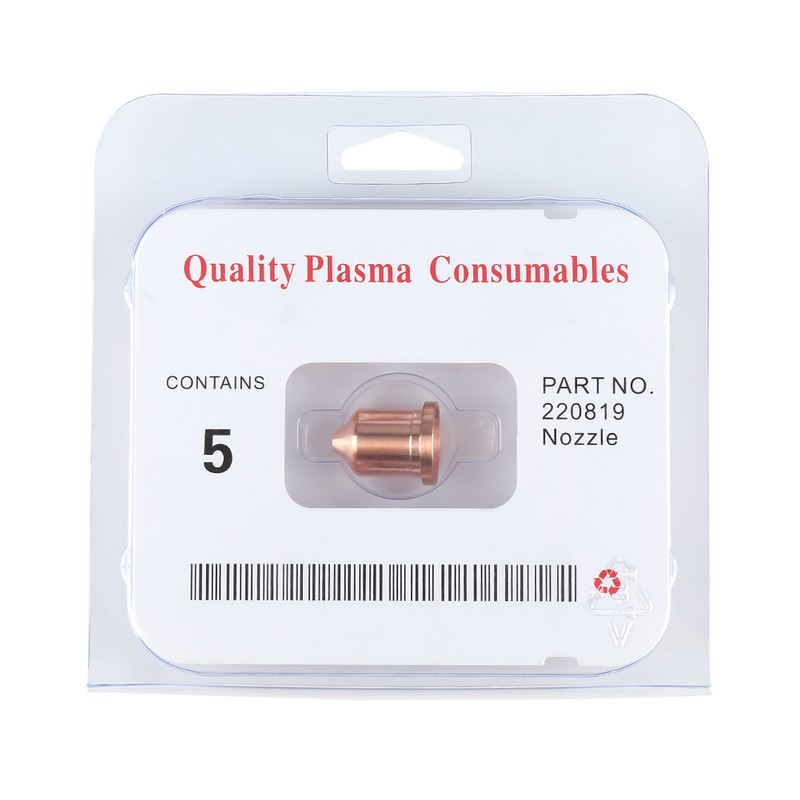 5pcs Plasma Cutter Nozzles Torch Tips Consumables 220819 for MAX65