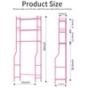 GloTika 3-Tier Over The Toilet Storage, Space Saver Metal Bathroom