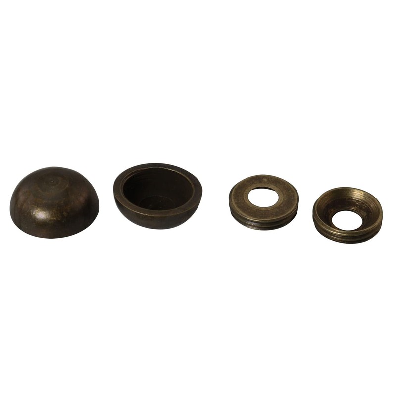 DGBRSM 8pcs Pure Brass Decorative Screws with Caps Used as