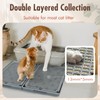 Rarenut 2-Pack Expandable Interlocking Cat Litter Mat 16.5"x11.2" Durable Plastic