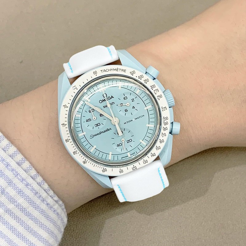 TStrap Strap for Moonswatch Swatch Omega - Leather Watch Band