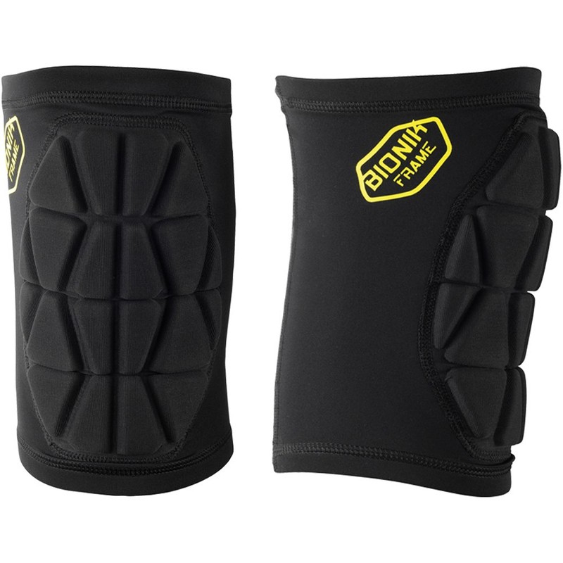 Uhlsport Bionikframe Knieschoner, schwarz/Fluo gelb, S