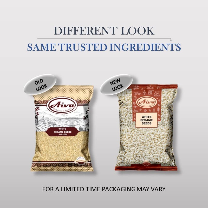 AIVA - SESAME SEEDS HULLED | Natural, Raw, Hulled |Perfect