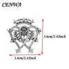 Broche de cardo CENWA, Broche de Escocia, diseño de corona
