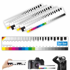 Expert Accessory Set | Colour Measuring Ruler | Documentation Aid | Practical Ruler | Card Photo Documentation | Exact Colours | Car Valuator