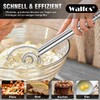 Walfos 2 pieces Danish dough whisk, premium stainless steel bread