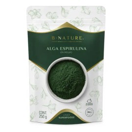 Alga Espirulina En Polvo B Nature 250 G Natural                                                                                                       