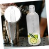 Mipcase Large Capacity Transparent Plastic Water Bottle with Scale Leak