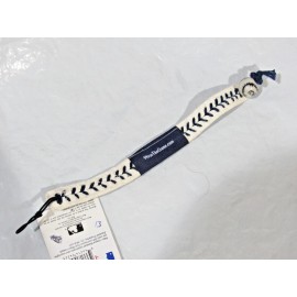 GameWear Gardner 11 NY Yankees White wBlue Stitching Team Baseball Seam Bracelet Gamewear