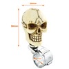 Lunsom Skull Shape Steering Wheel Spinner Resin Driving Power Handle