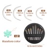 Premium Curved Leather Needles Kit - Assorted Sharp Needles (4