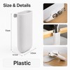 Monitor Pen Holder for Desk Organization - Self-Adhesive Plastic Stationery